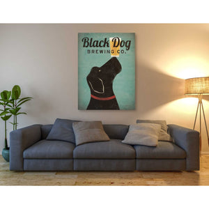 'Black Dog Brewing Co v2' by Ryan Fowler, Canvas Wall Art,40 x 54