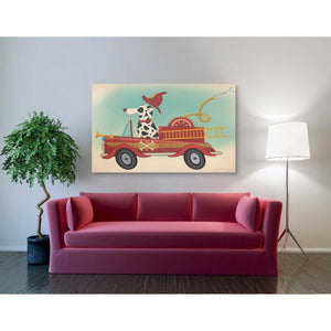 'K9 Fire Department' by Ryan Fowler, Canvas Wall Art,40 x 54