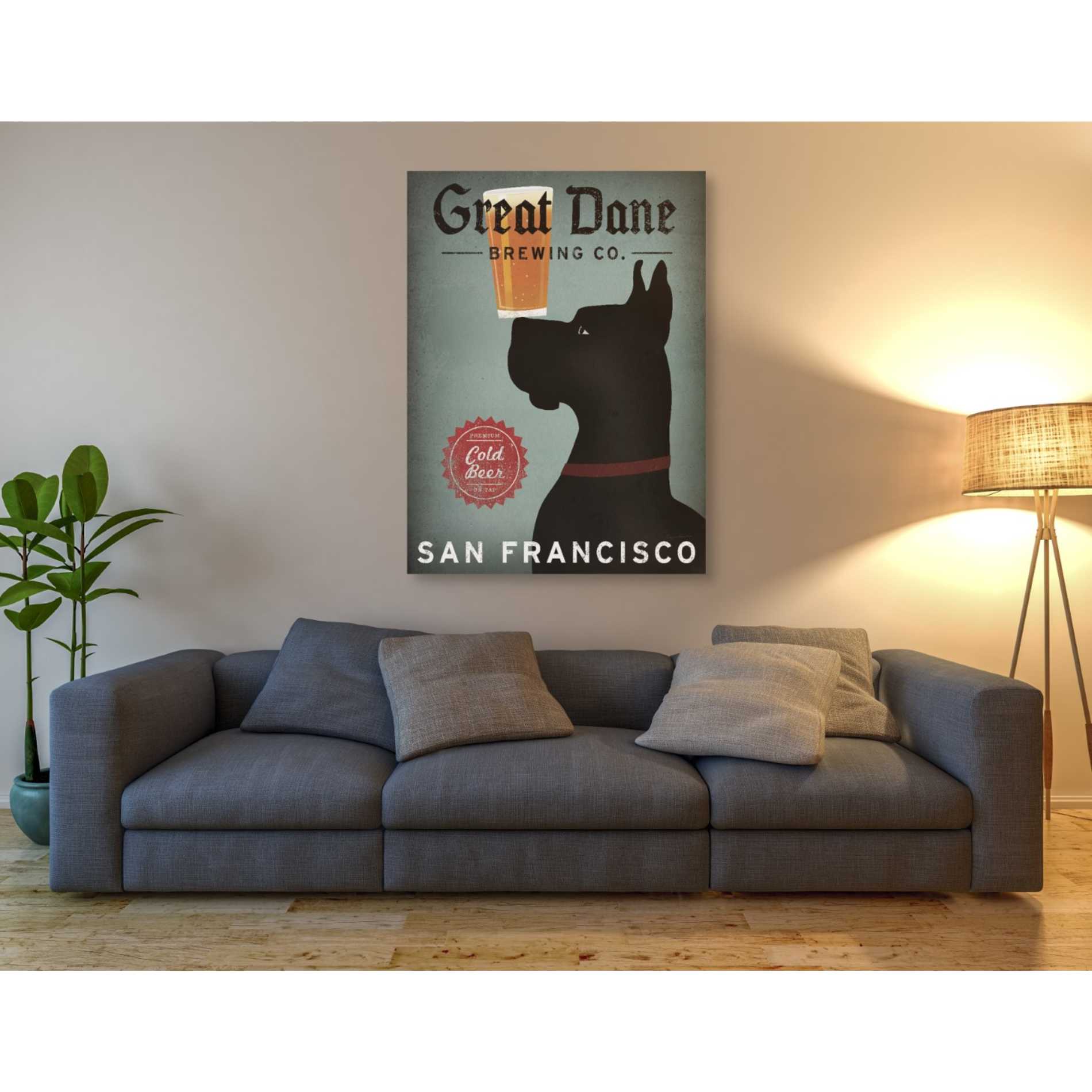 'Great Dane Brewing Co San Francisco' by Ryan Fowler, Canvas Wall Art,40 x 54