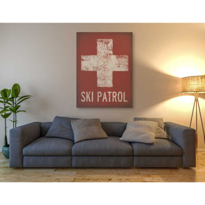 'Ski Patrol' by Ryan Fowler, Canvas Wall Art,40 x 54