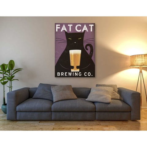 Image of 'Cat Brewing no City' by Ryan Fowler, Canvas Wall Art,40 x 54