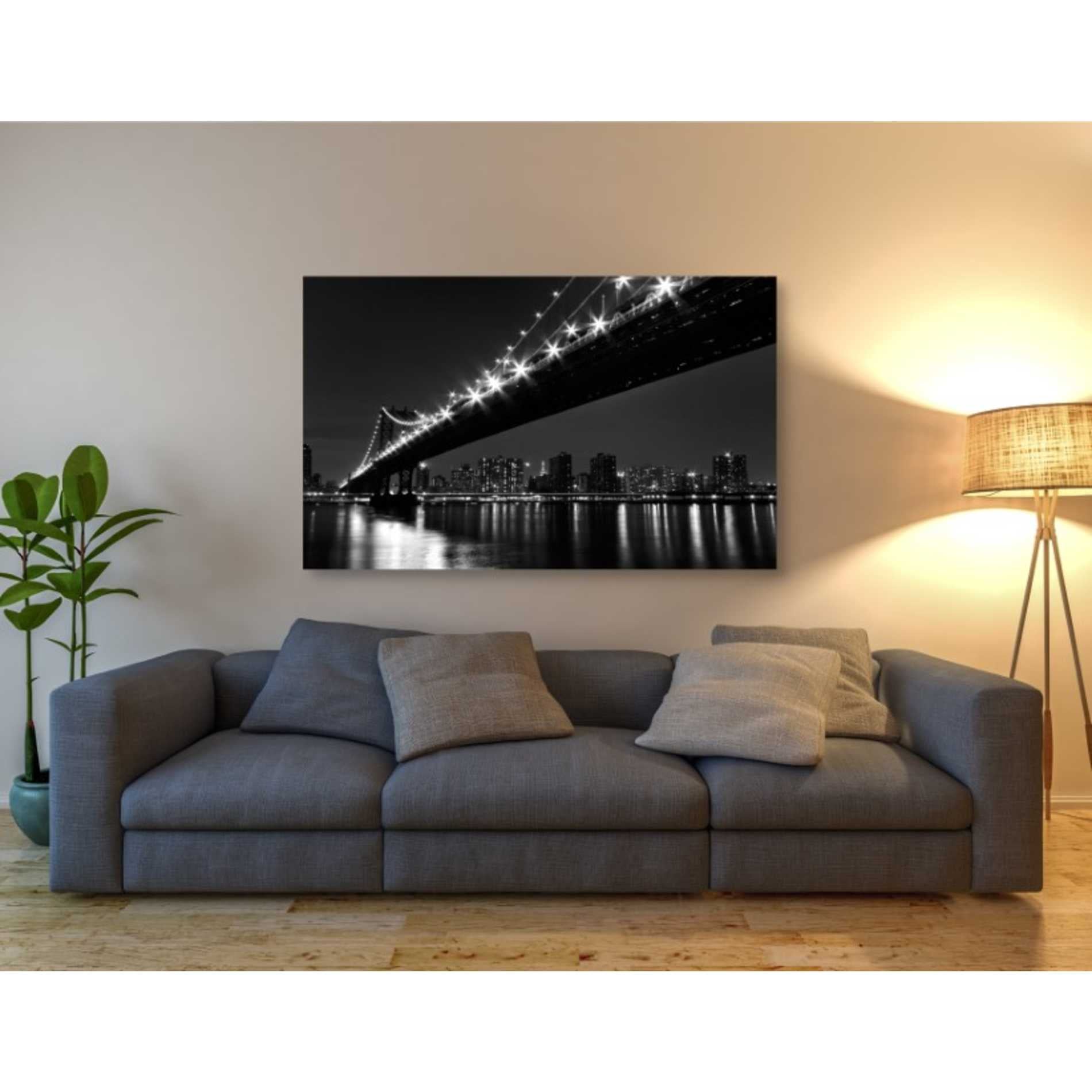 'Manhattan Bridge' by Katherine Gendreau, Giclee Canvas Wall Art
