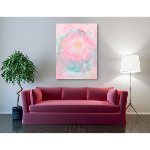 Image of 'Pink Peony' Canvas Wall Art,40 x 54