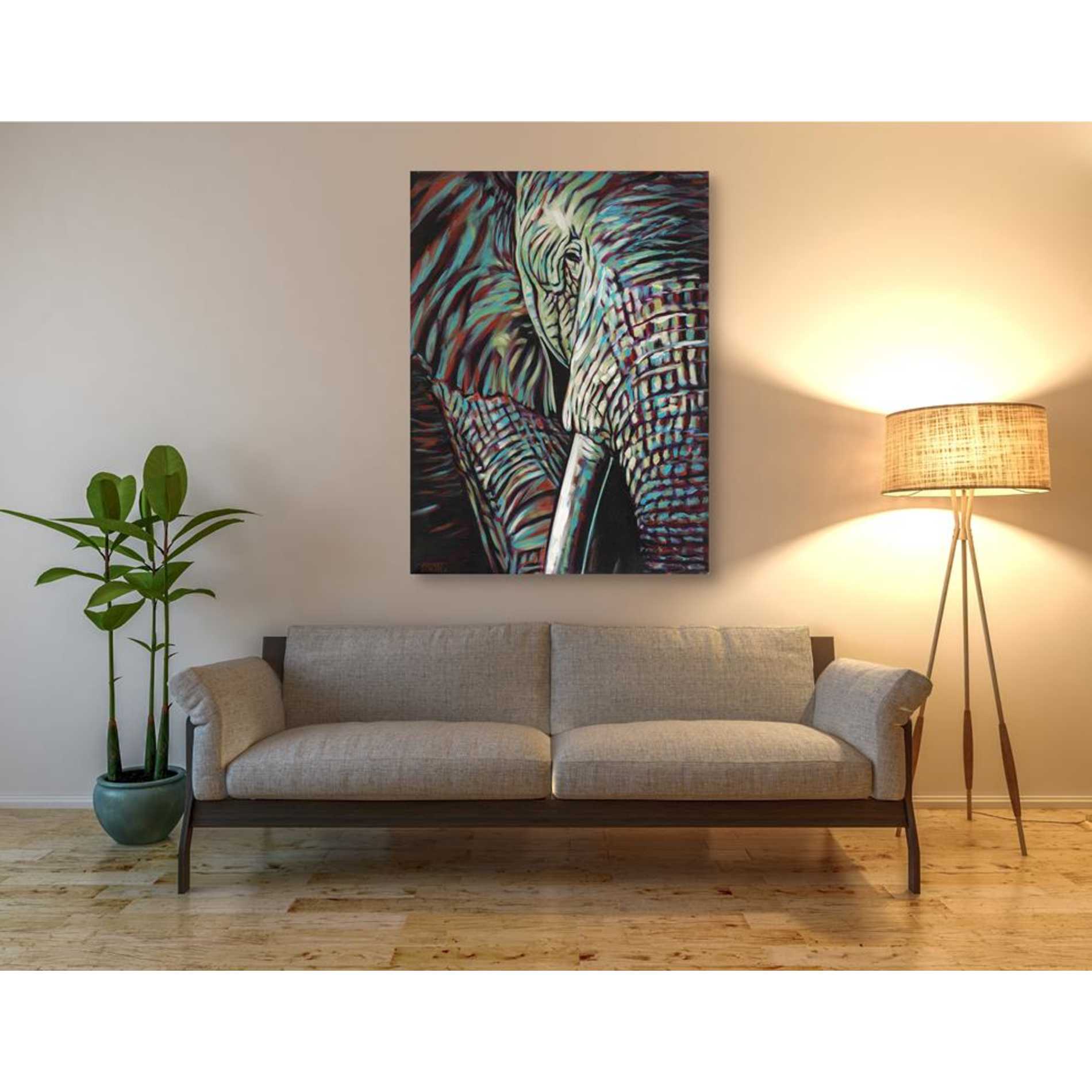 'Powerful Wildlife I' by Carolee Vitaletti Giclee Canvas Wall Art