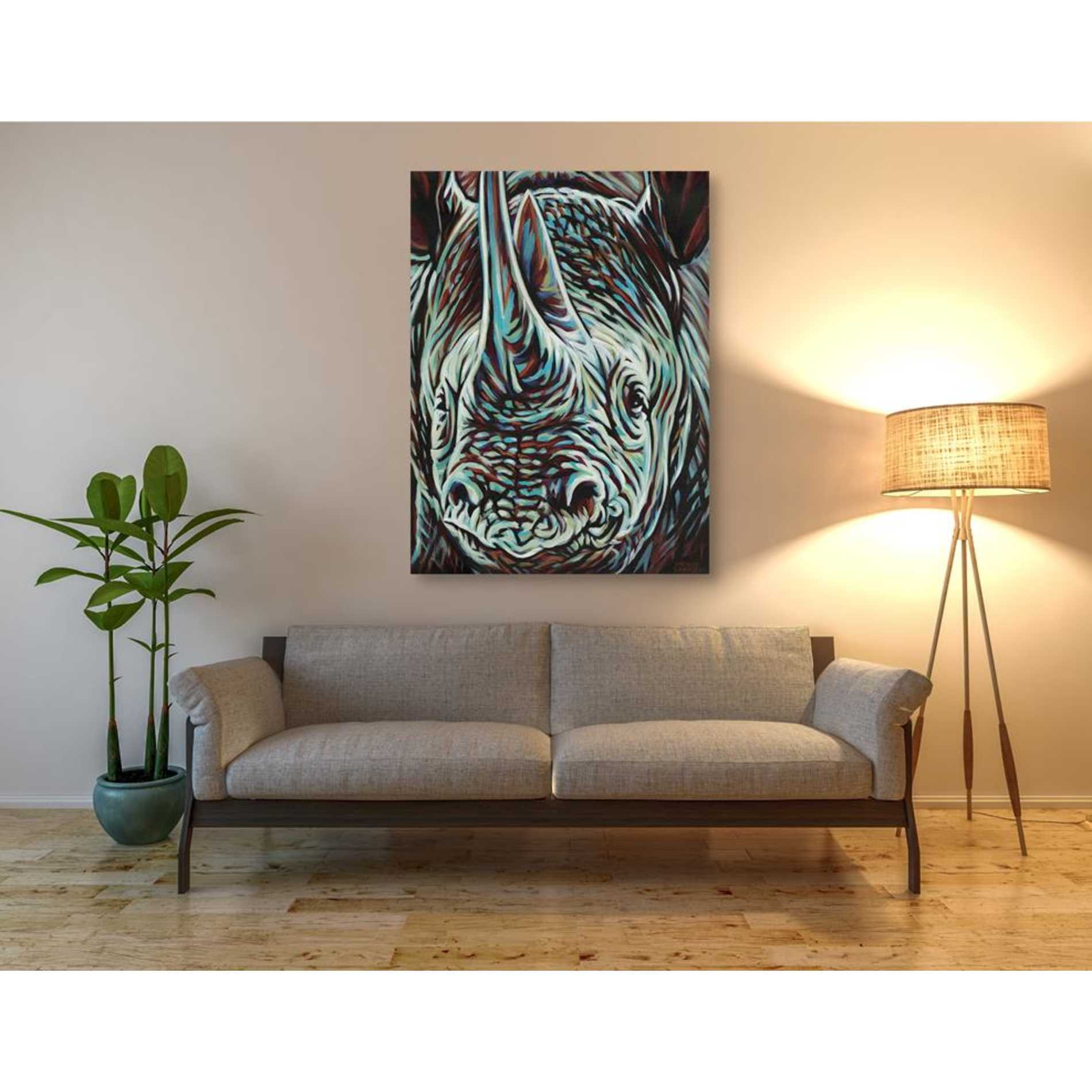 'Powerful Wildlife II' by Carolee Vitaletti Giclee Canvas Wall Art