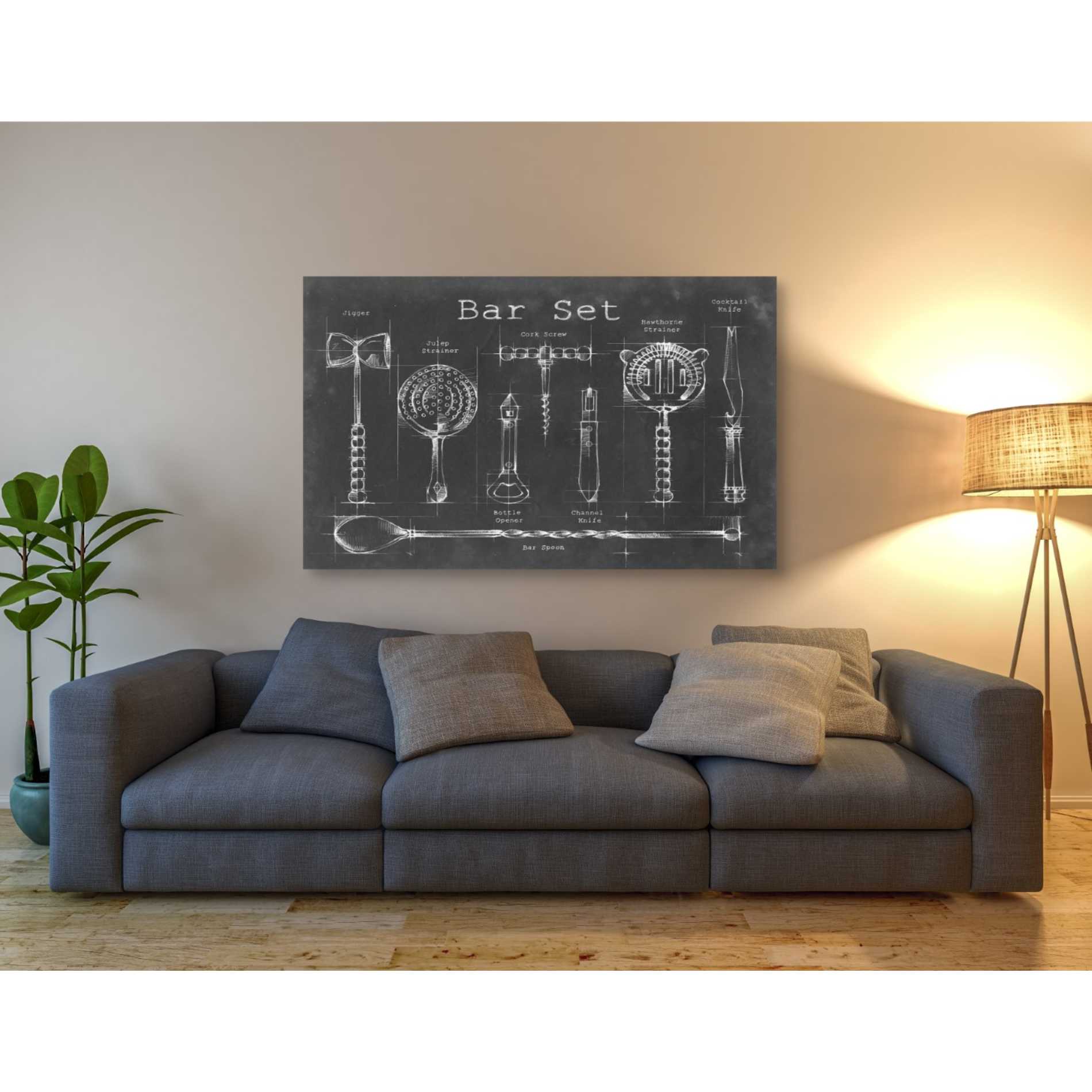 'Bar Set' by Ethan Harper Canvas Wall Art,54 x 40