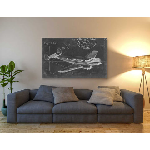 Image of 'Flight Schematic IV' by Ethan Harper Canvas Wall Art,54 x 40