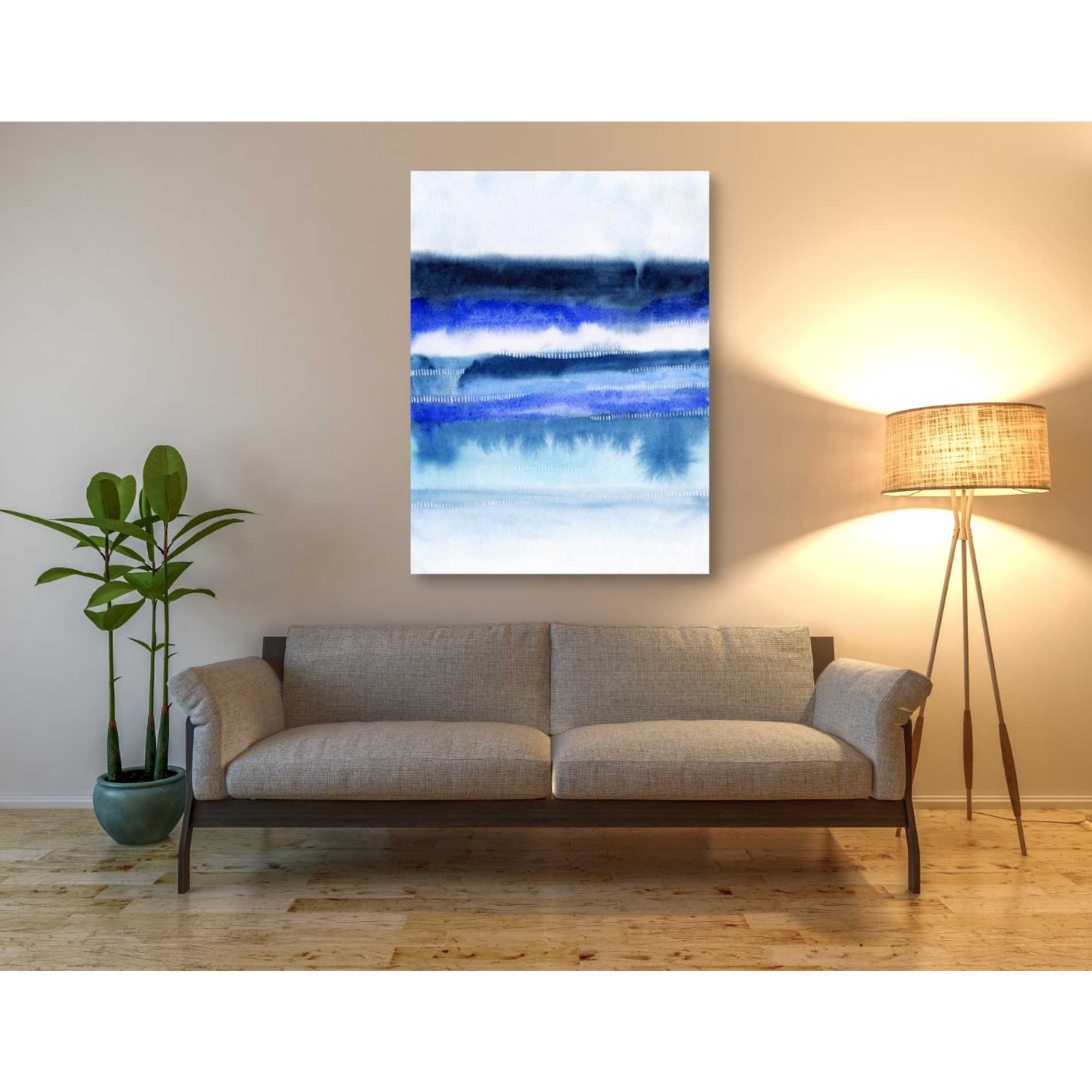 'Shorebreak Abstract II' by Grace Popp Canvas Wall Art,40 x 54