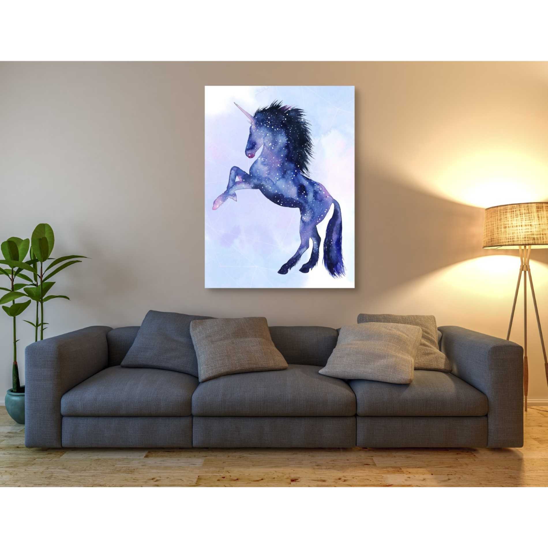 'Unicorn Universe IV' by Grace Popp Canvas Wall Art,40 x 54
