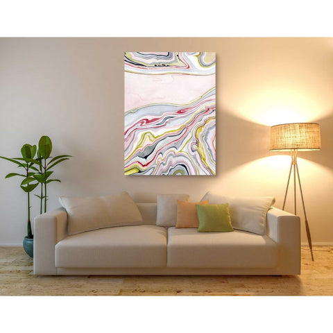 Image of 'Watercolor Marbling I' by Grace Popp Canvas Wall Art,40 x 54