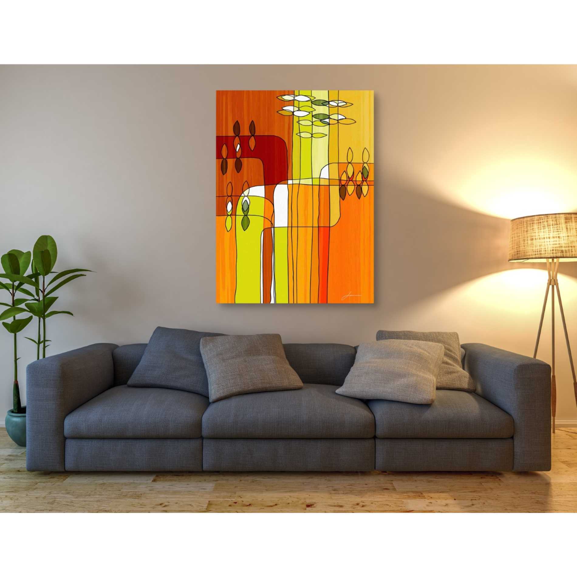 'Uplift II' by James Burghardt Giclee Canvas Wall Art