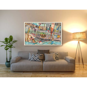 'Modern Map of Montreal' by Nikki Galapon Giclee Canvas Wall Art