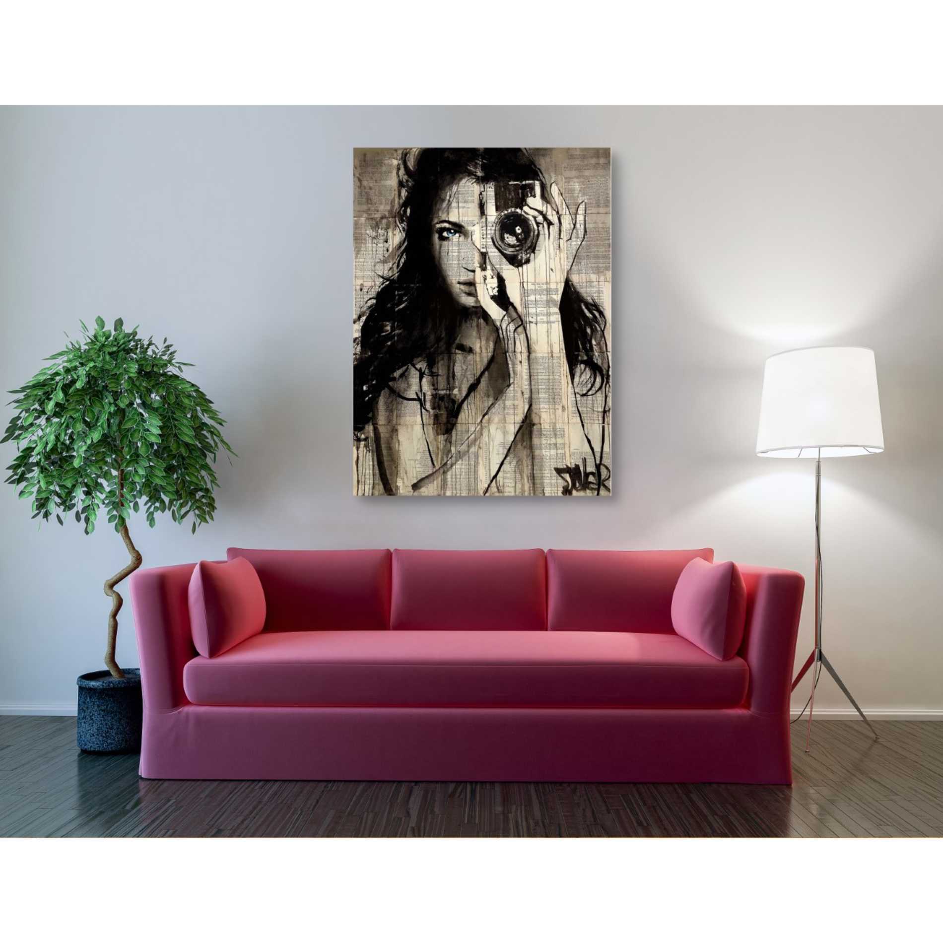 'Long Shot' by Loui Jover, Canvas Wall Art,40 x 54