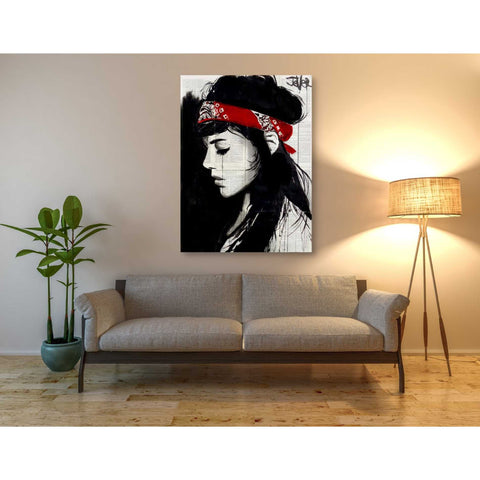 Image of 'Red Bandana' by Loui Jover, Canvas Wall Art,40 x 54
