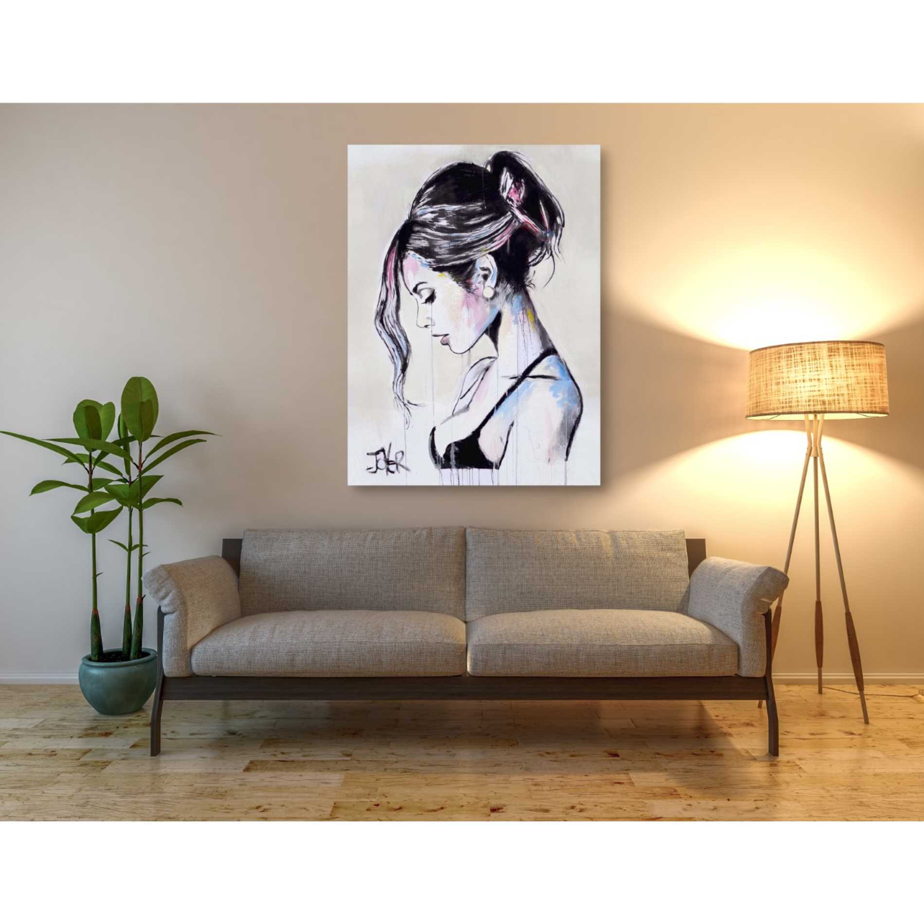 'Time Being' by Loui Jover, Canvas Wall Art,40 x 54