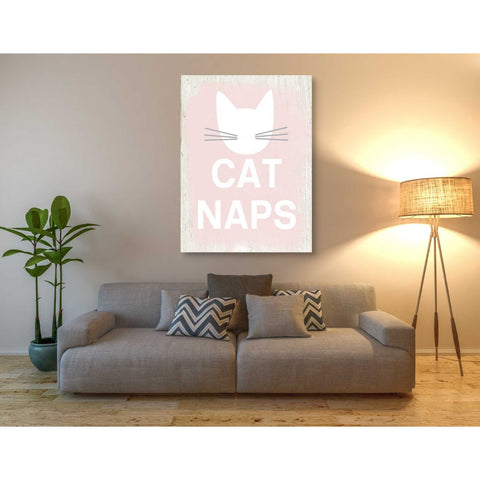 Image of 'Cat Naps' by Linda Woods, Canvas Wall Art,40 x 54