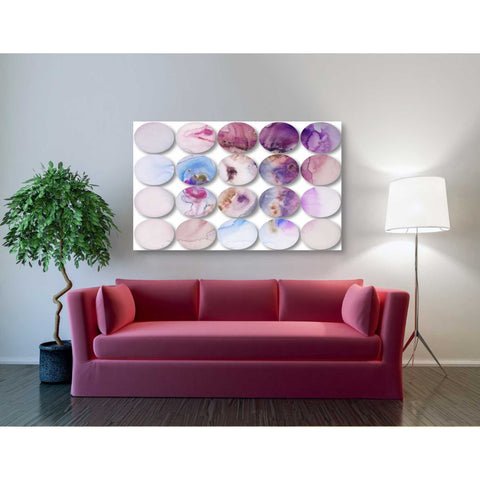 Image of 'Watercolor Colorful Circles 6' by Irena Orlov, Canvas Wall Art,54 x 40