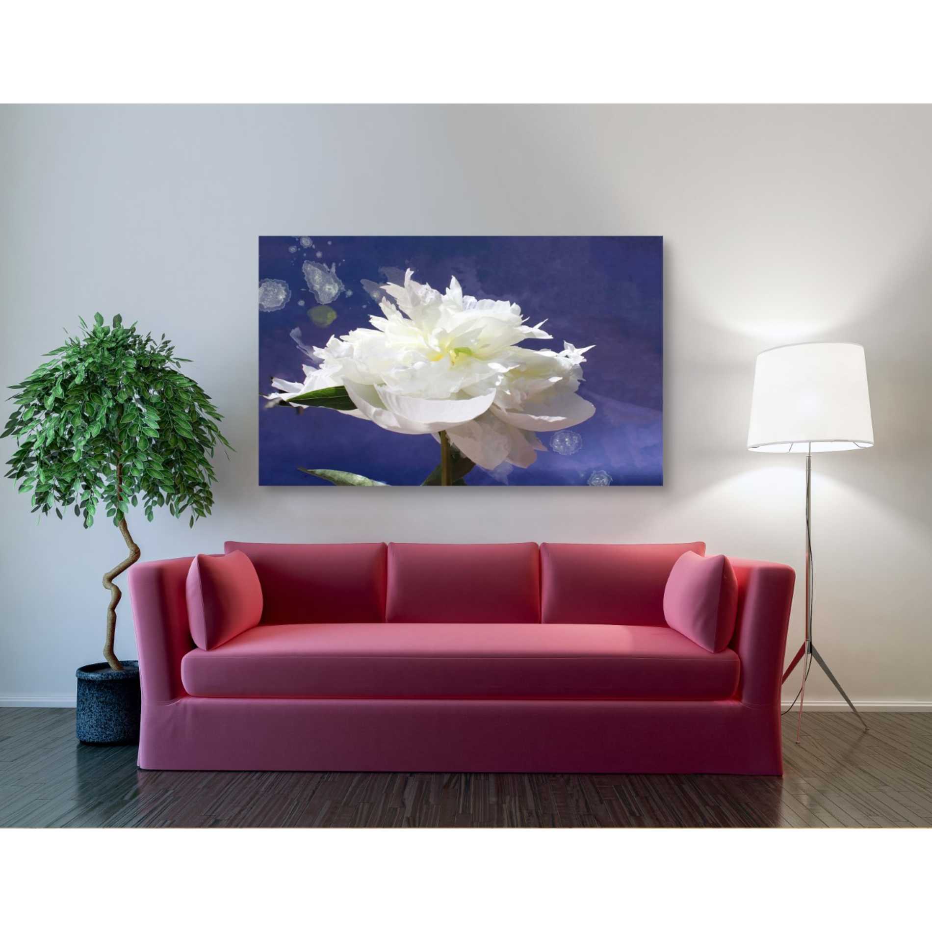 'White Peony-Scents of Heaven' by Irena Orlov, Canvas Wall Art,54 x 40