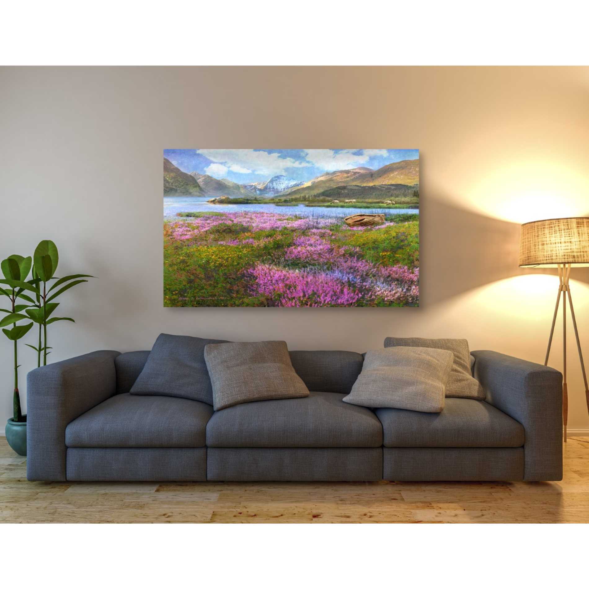 'Heather Scotland' by Chris Vest, Giclee Canvas Wall Art