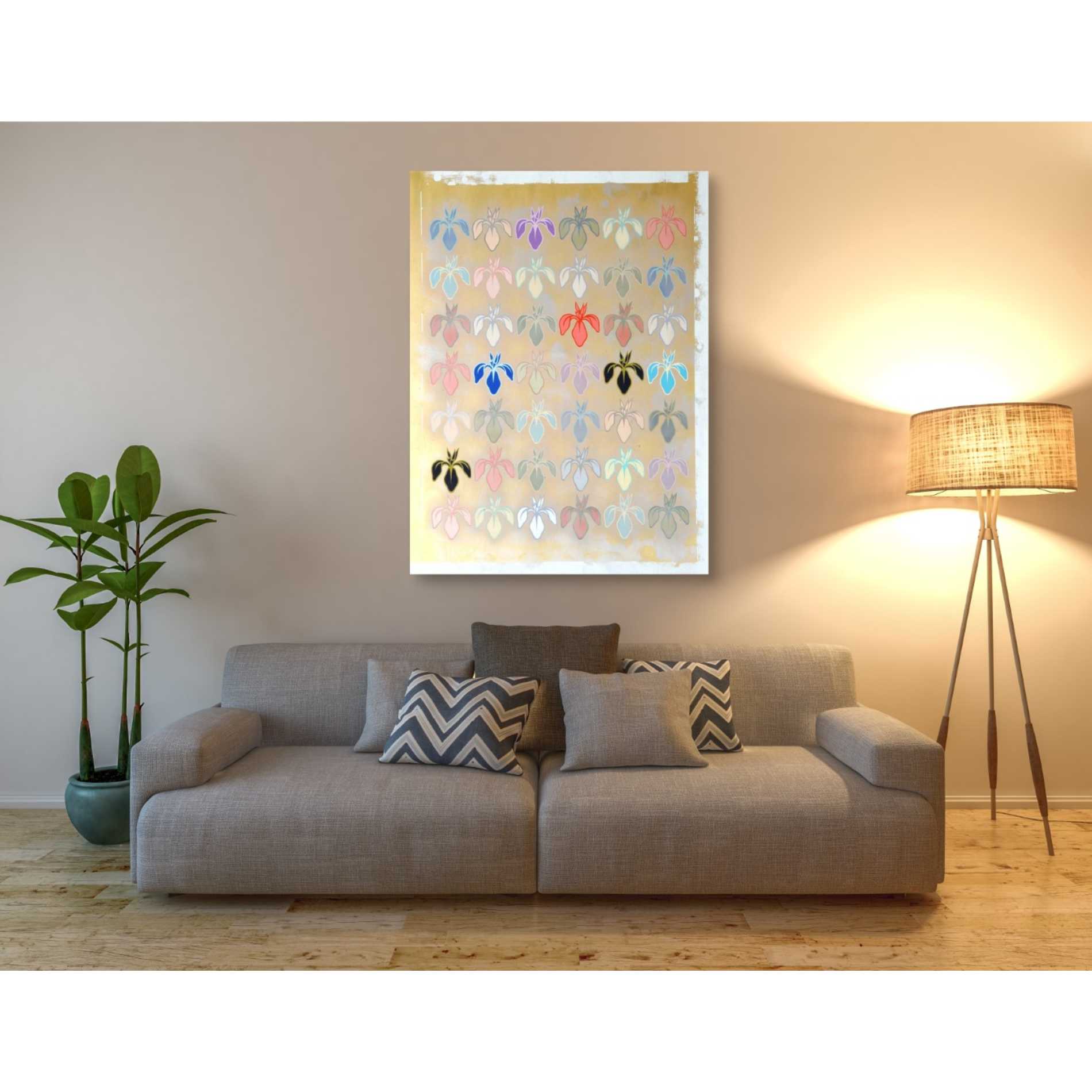 'Iris Mark' by Zigen Tanabe, Giclee Canvas Wall Art