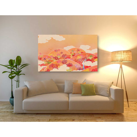 Image of 'Autumn Hill' by Zigen Tanabe, Giclee Canvas Wall Art