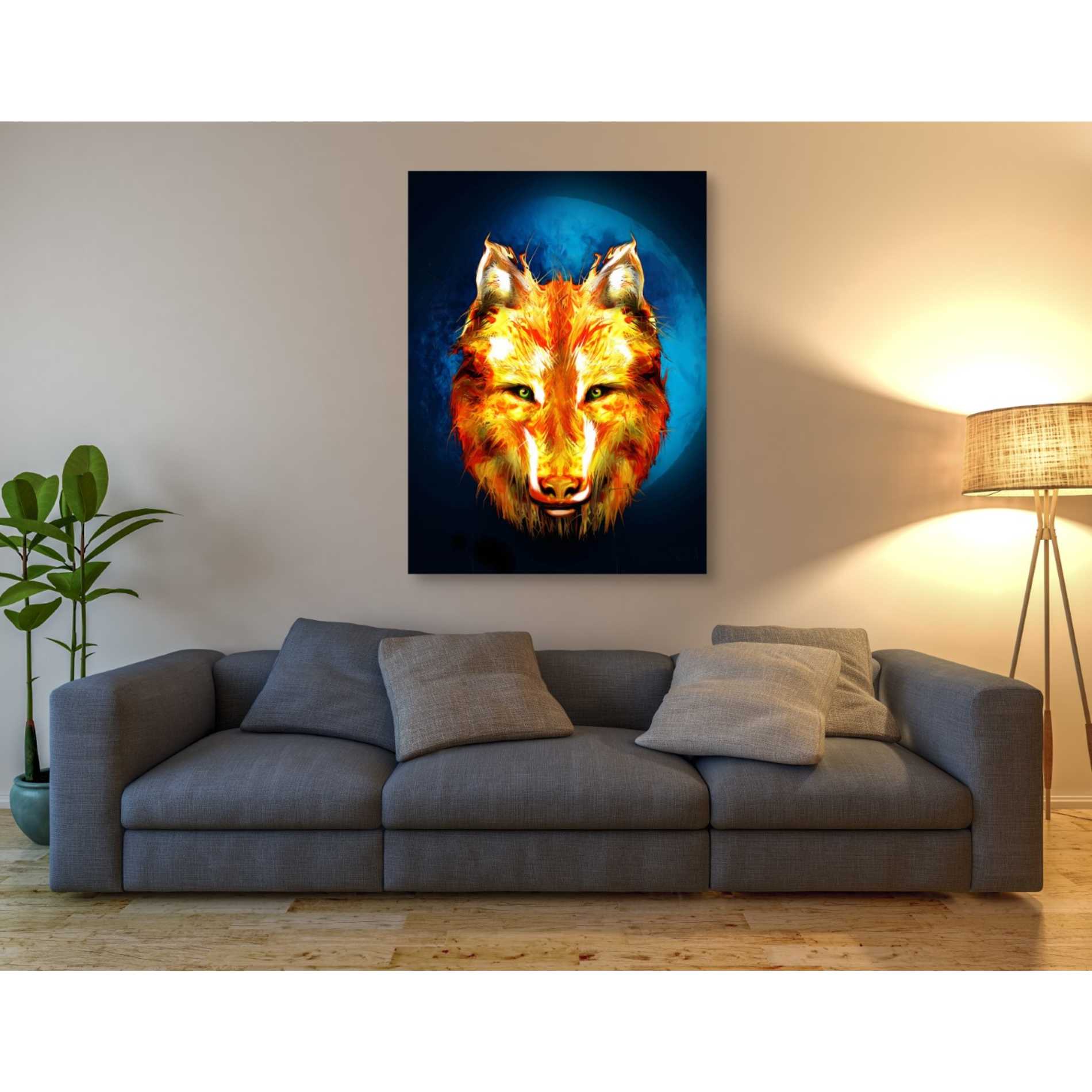 'Lone Wolf' by Michael StewArt, Giclee Canvas Wall Art