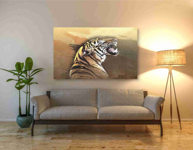 'Wildness Tiger' by Karen Smith, Canvas Wall Art,54x40