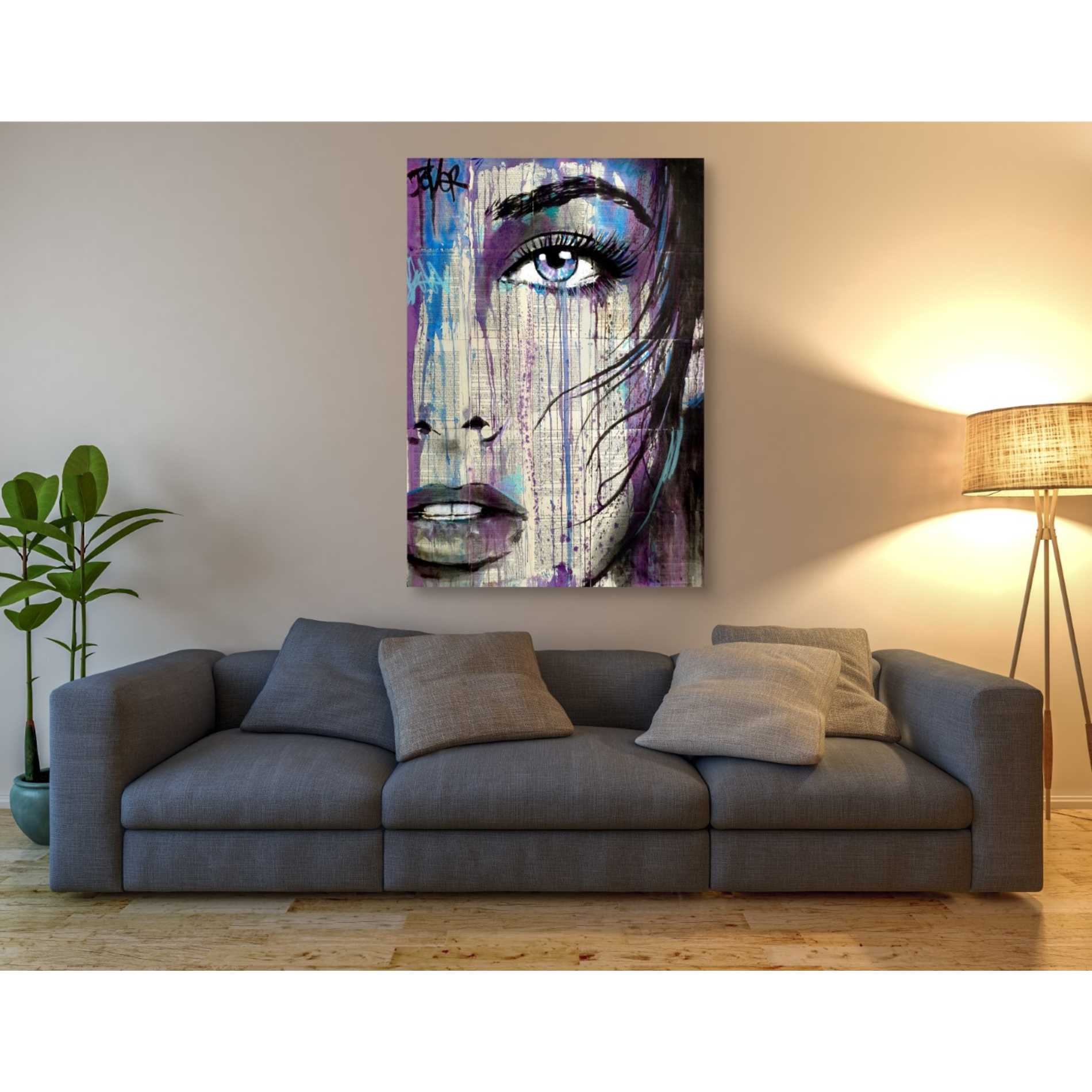 'Indigo Feeling' by Loui Jover, Canvas Wall Art,40 x 60