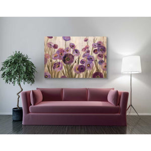 'Pink And Purple Flowers' by Silvia Vassileva, Canvas Wall Art,40 x 60