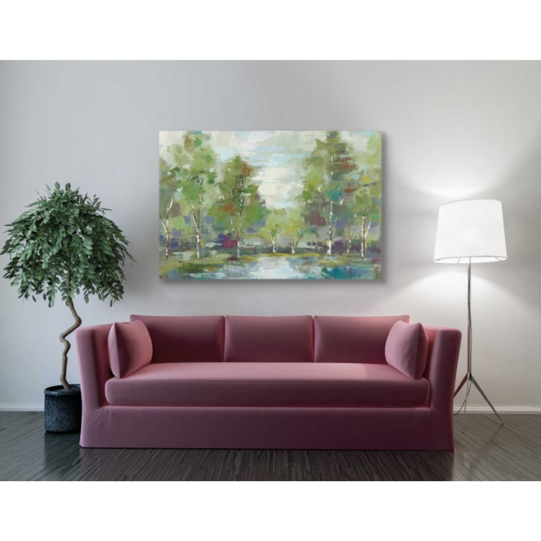 'Forest At Dawn' by Silvia Vassileva, Canvas Wall Art,40 x 60