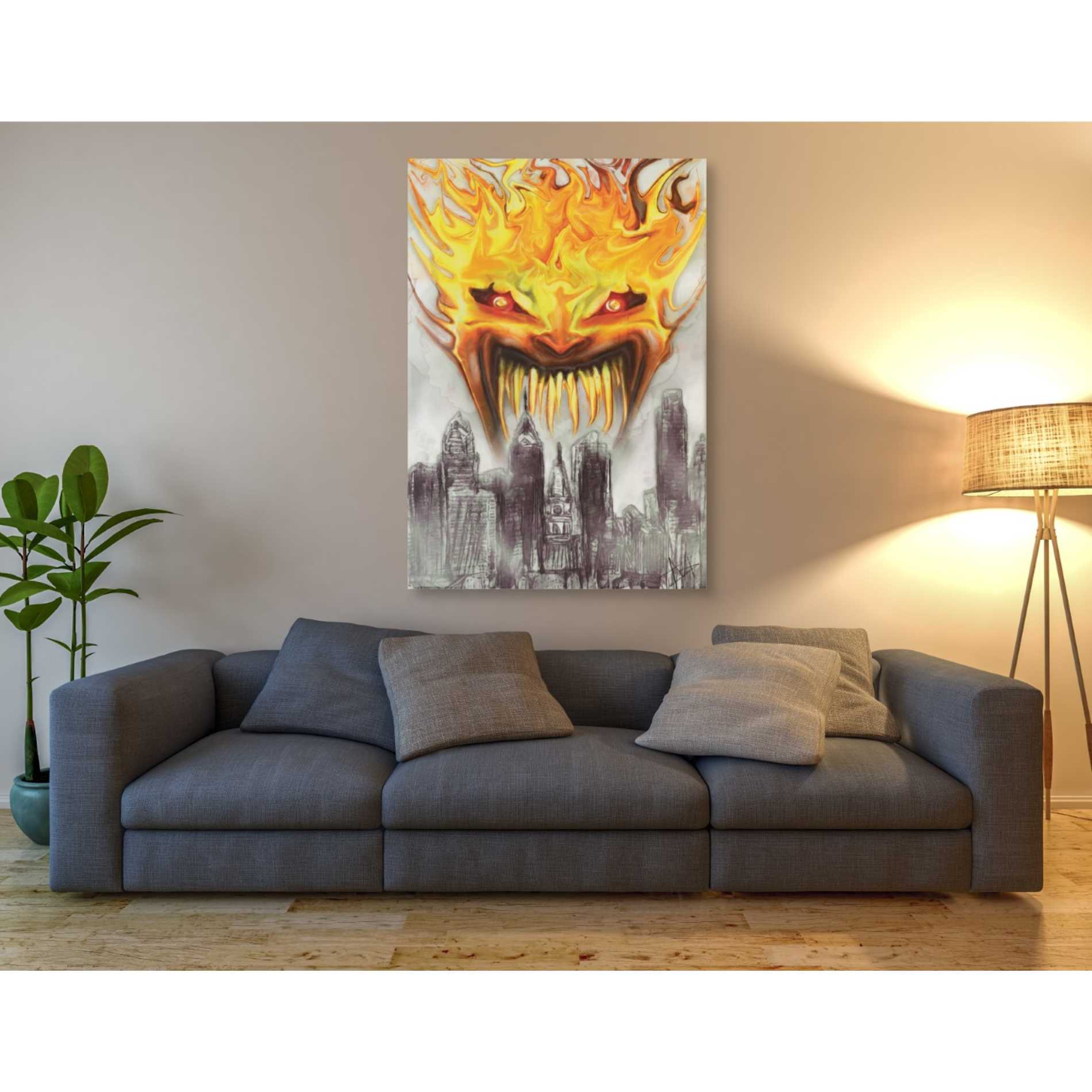 'Trial By Fire' by Michael StewArt, Canvas Wall Art,40 x 60