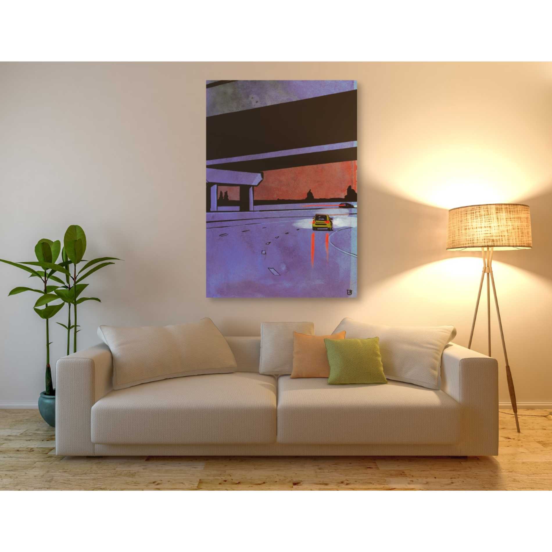 'Cars 7' by Giuseppe Cristiano, Canvas Wall Art,,40 x 60