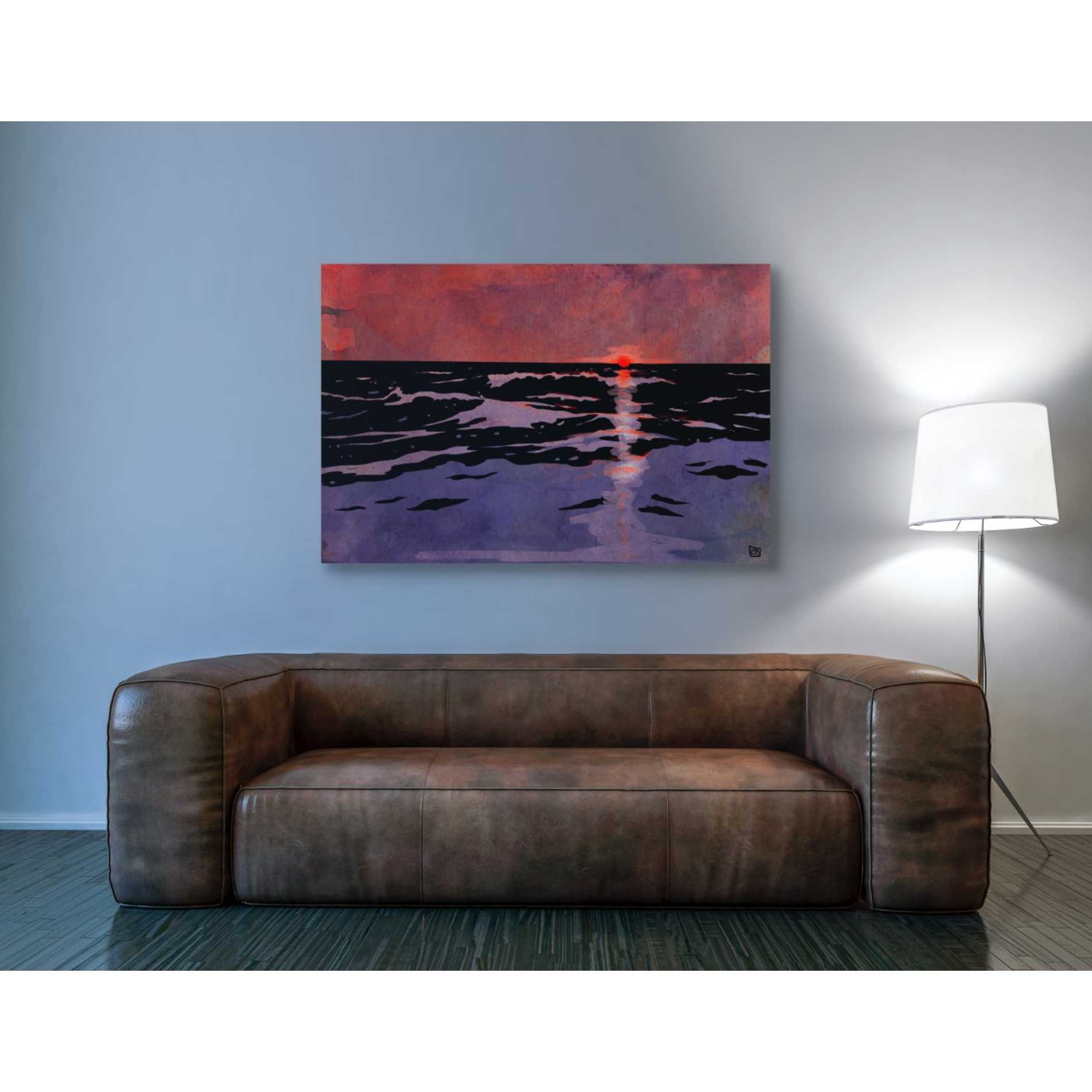 'Ocean 1' by Giuseppe Cristiano, Canvas Wall Art,40 x 60