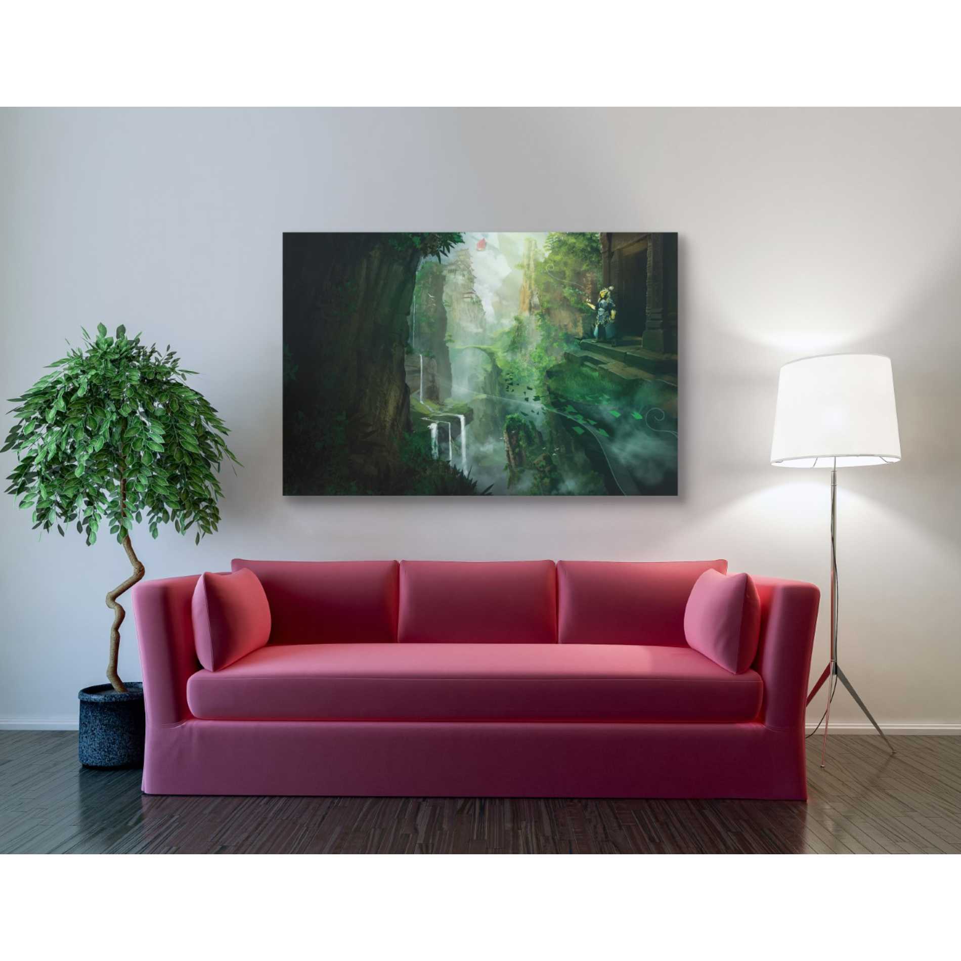 'Dragon Valley' by Jonathan Lam, Canvas Wall Art,40 x 60
