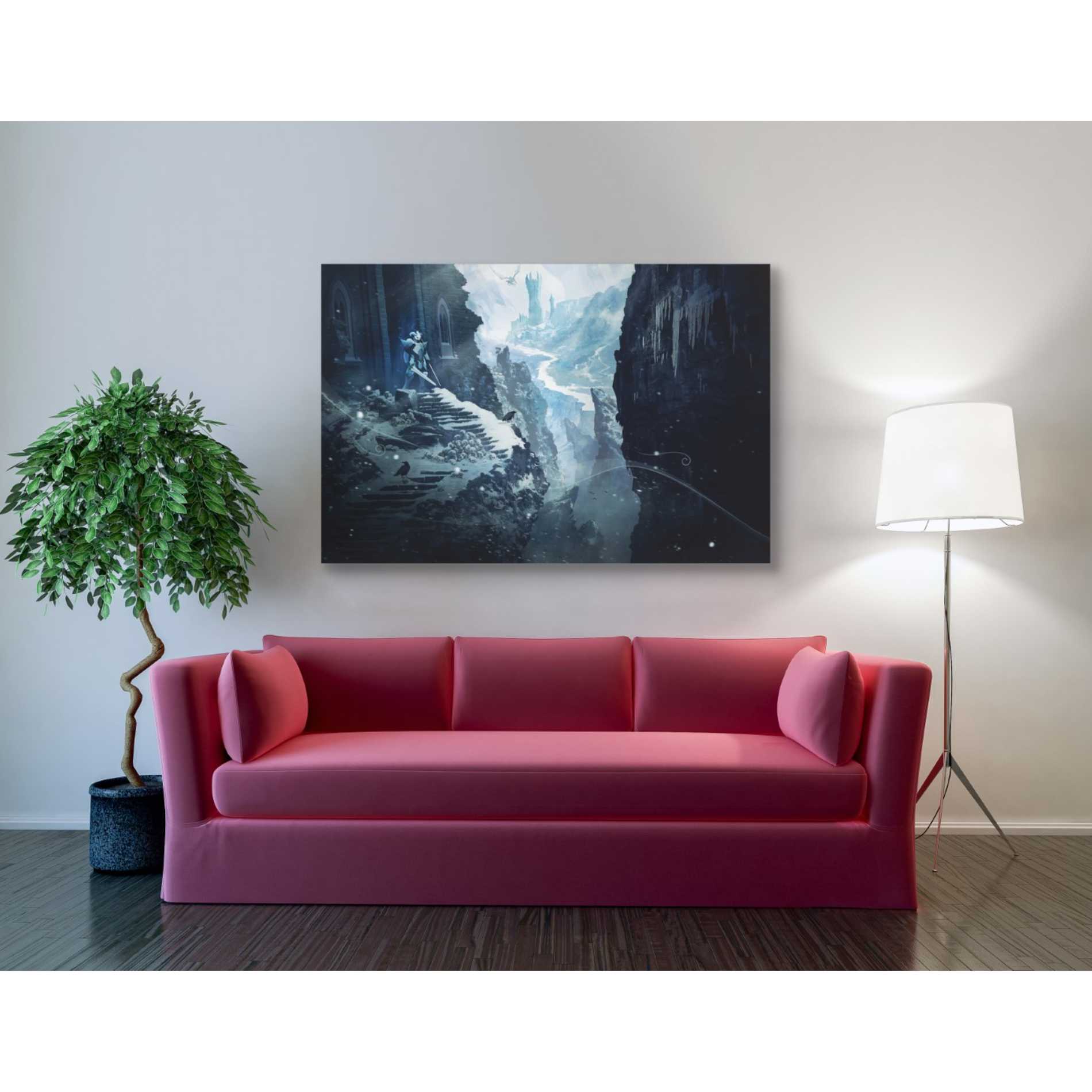 'Winter Ruins' by Jonathan Lam, Canvas Wall Art,40 x 60