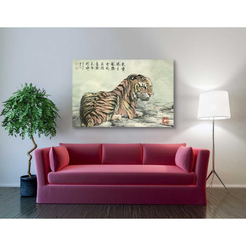 Image of 'Tiger Relaxing' by River Han, Canvas Wall Art,40 x 60