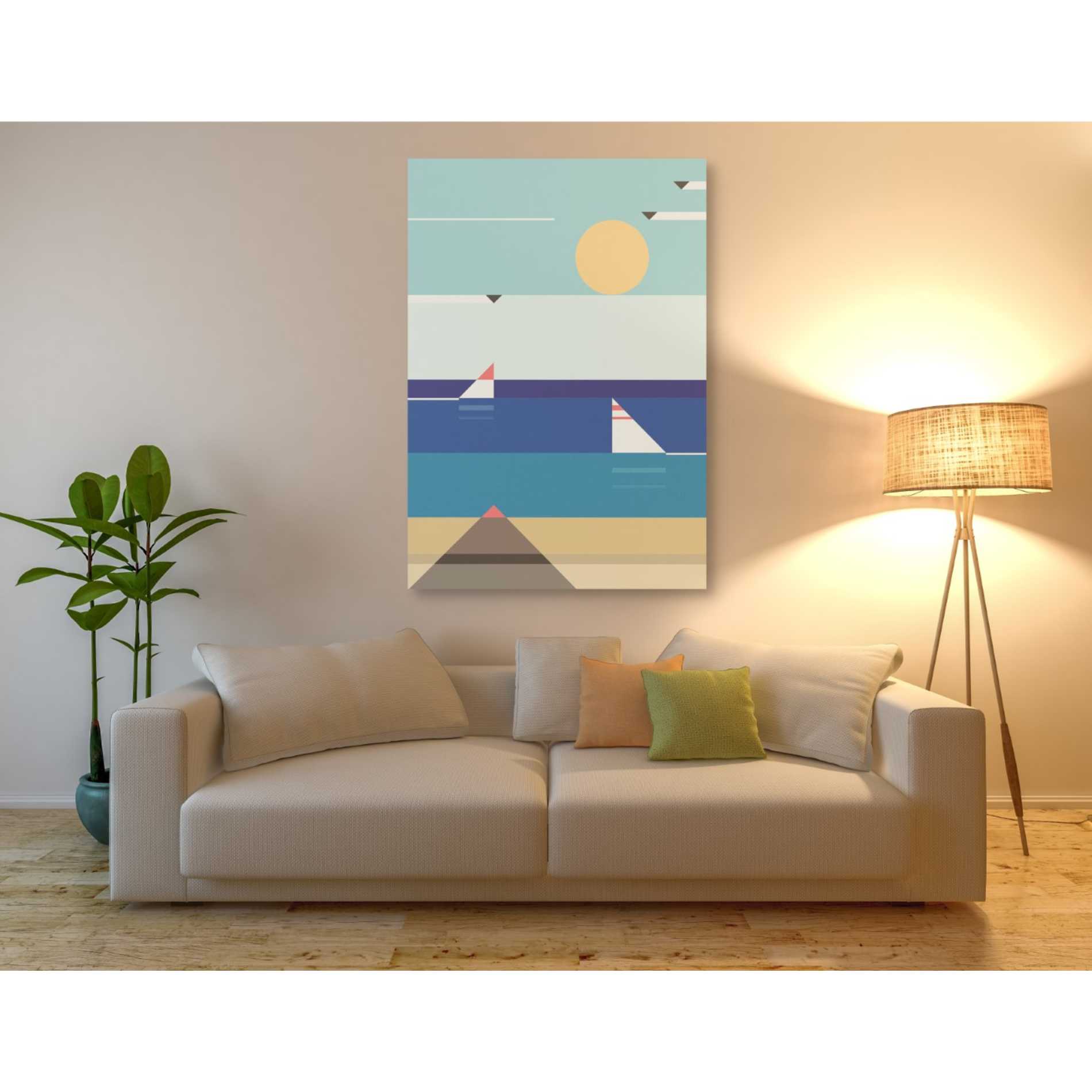 'Quiet Sea' by Antony Squizzato, Canvas Wall Art,40 x 60