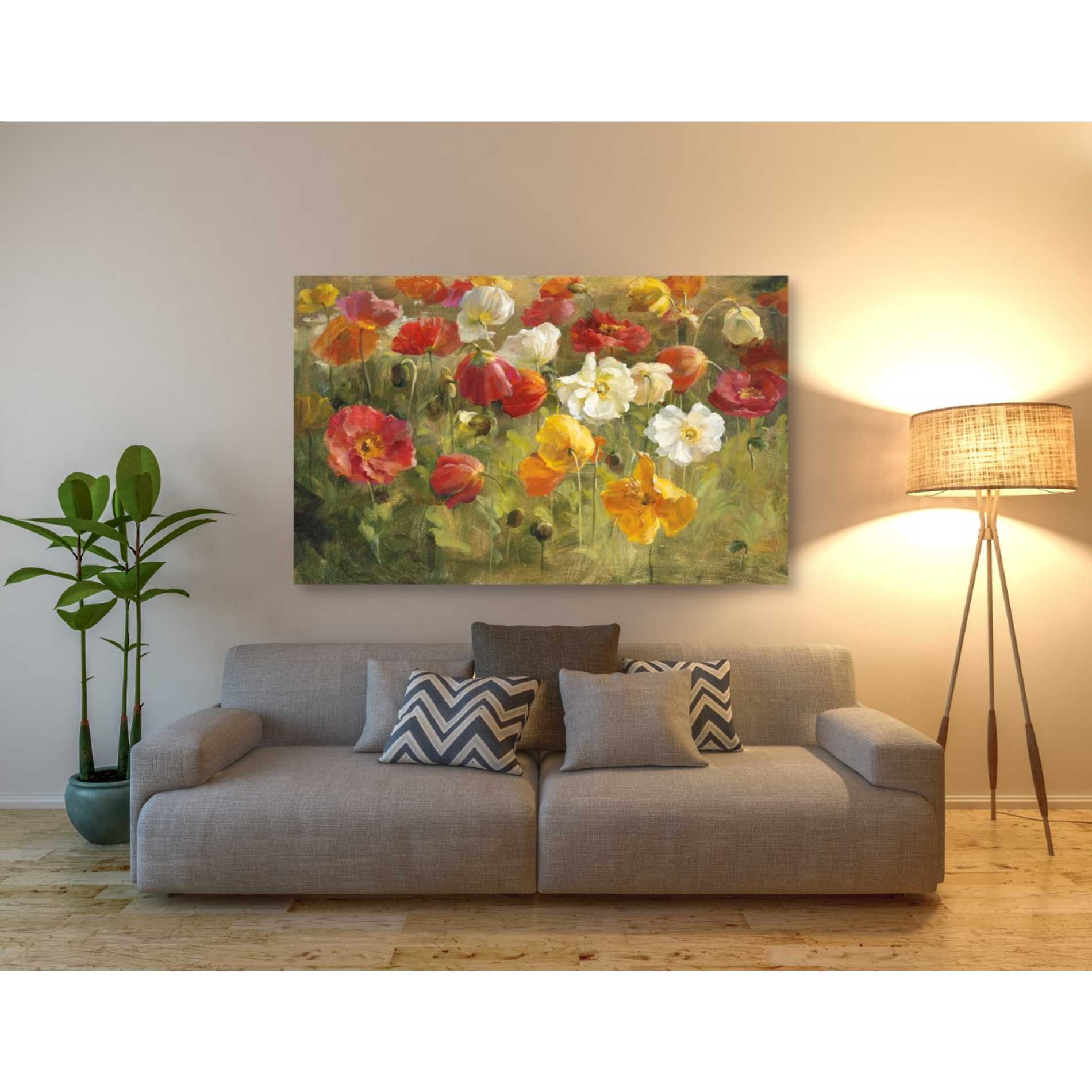 'Poppy Field' by Danhui Nai, Canvas Wall Art,40 x 60