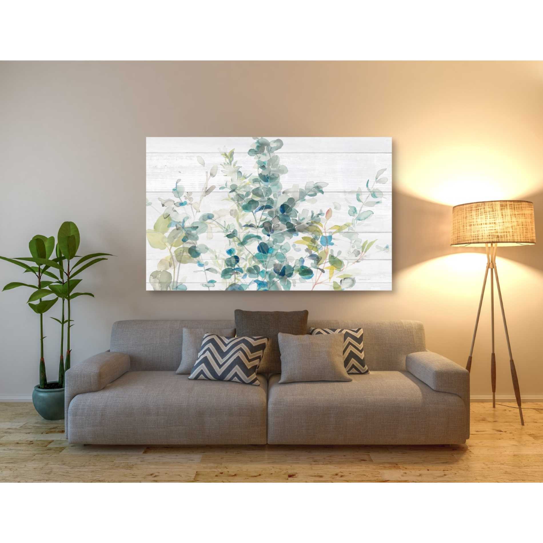 'Eucalyptus I on Shiplap Crop' by Danhui Nai, Canvas Wall Art,40 x 60