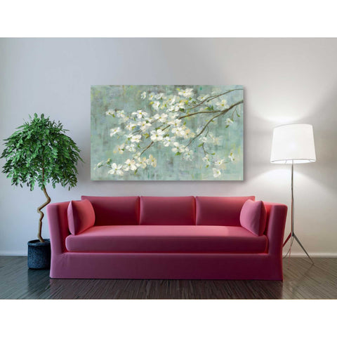 Image of 'Dogwood in Spring on Blue' by Danhui Nai, Canvas Wall Art,40 x 60