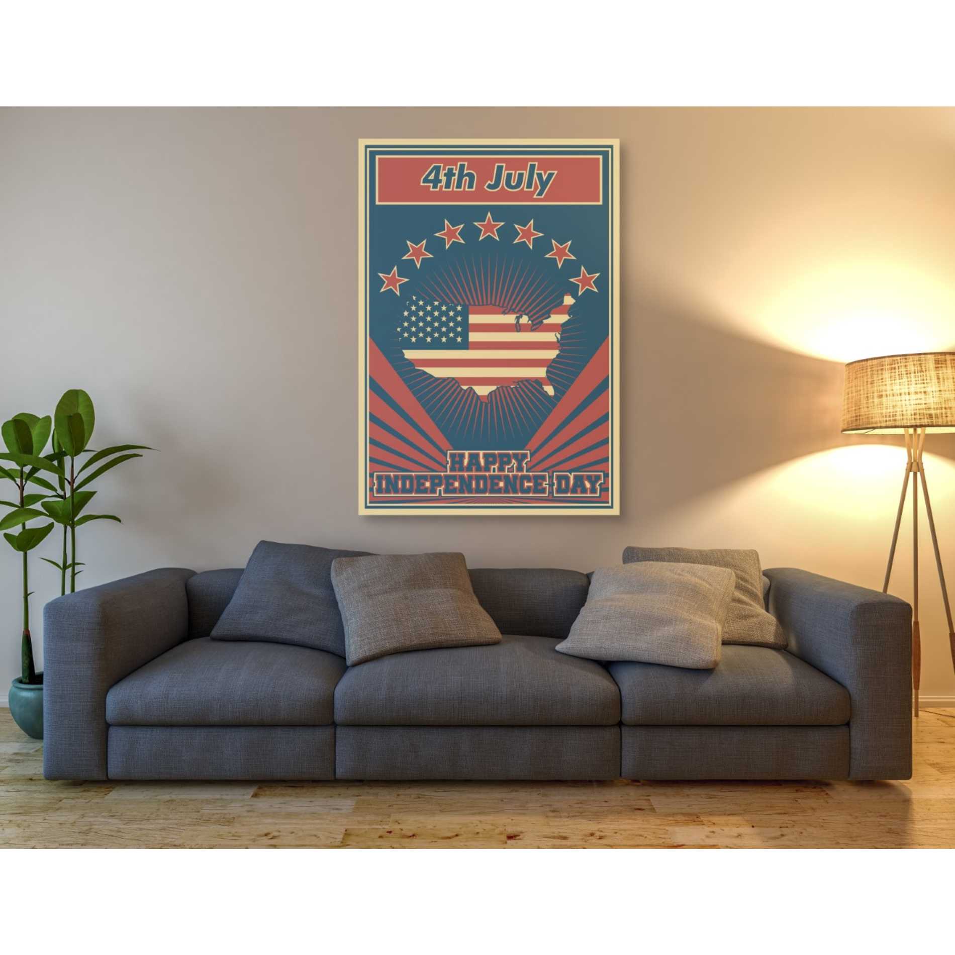 'Independence Day USA' Giclee Canvas Wall Art