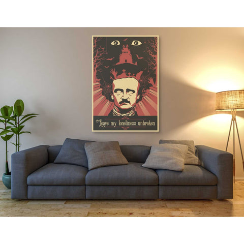 Image of 'Poe' Canvas Wall Art,40 x 60