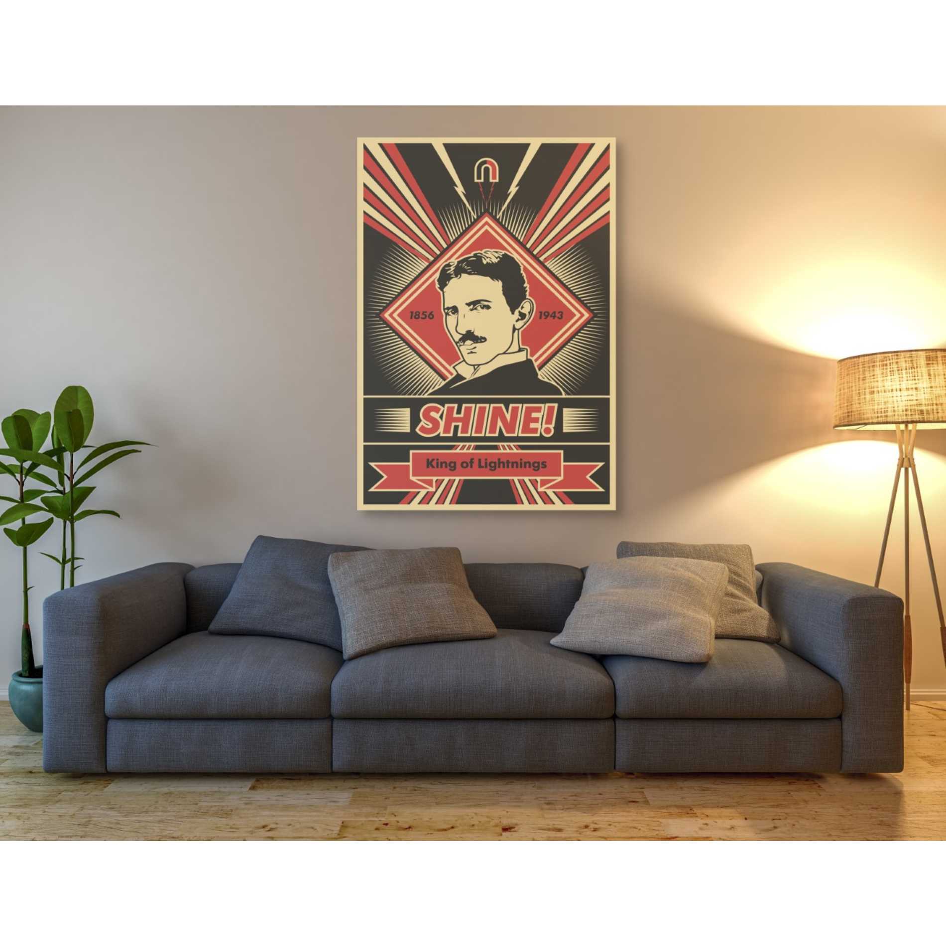 'Tesla' Canvas Wall Art,40 x 60