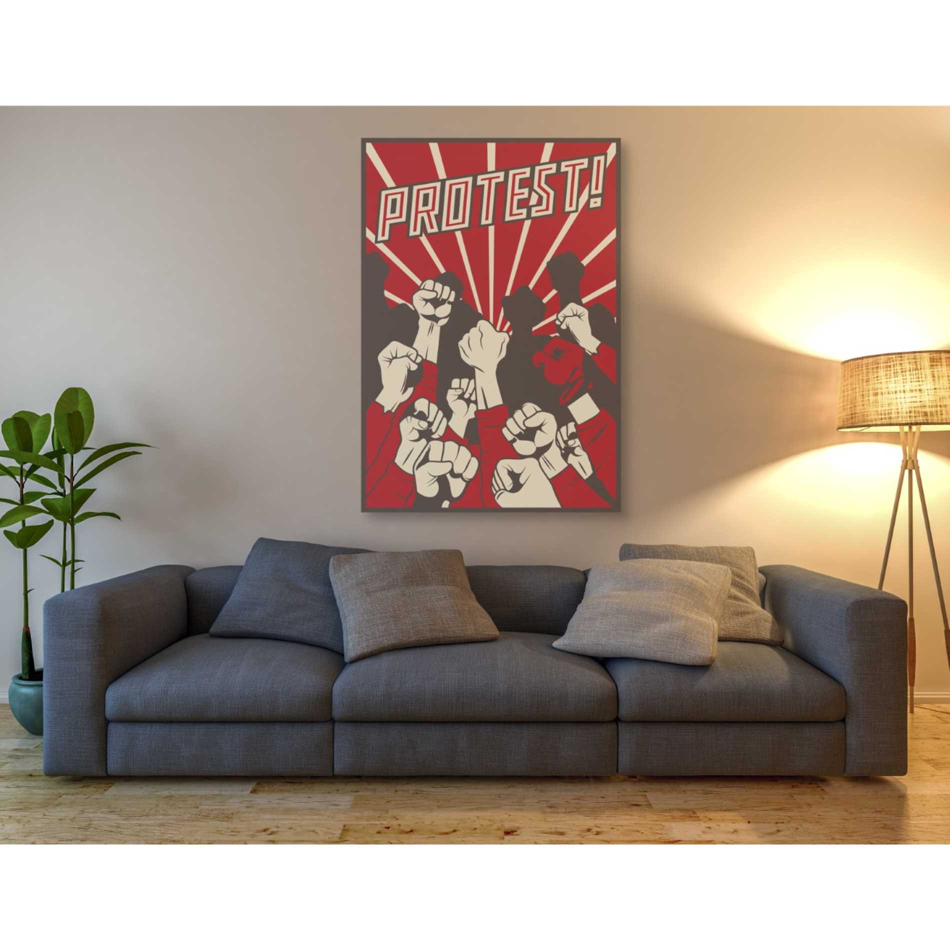 'Protest' Canvas Wall Art,40x60