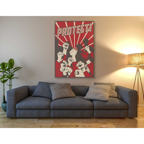 Image of 'Protest' Canvas Wall Art,40x60