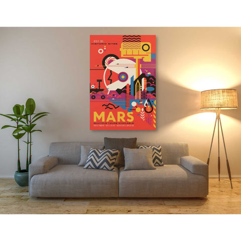 Image of 'Visions of the Future: Mars' Canvas Wall Art,40 x 60