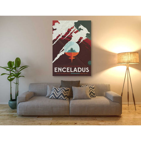 Image of 'Visions of the Future: Enceladus' Canvas Wall Art,40 x 60