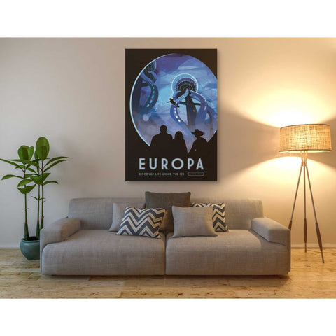 Image of 'Visions of the Future: Europa' Canvas Wall Art,40 x 60