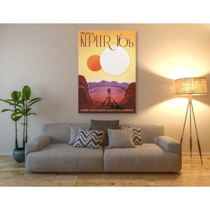 'Visions of the Future: Kepler-16b' Canvas Wall Art,40 x 60