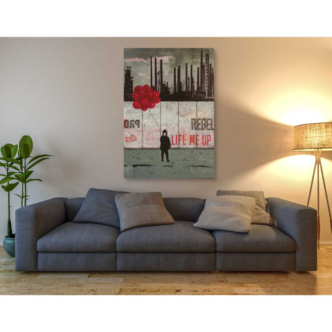 Image of 'LIFE ME UP III' by DB Waterman, Giclee Canvas Wall Art